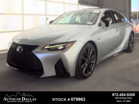 Silver 2024 Lexus IS 350 F SPORT Design for sale in Plano, TX