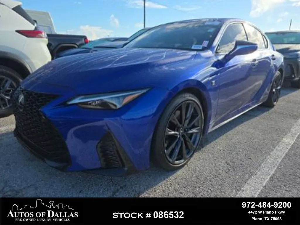 Blue 2025 Lexus IS 350 F SPORT Design for sale in Plano, TX
