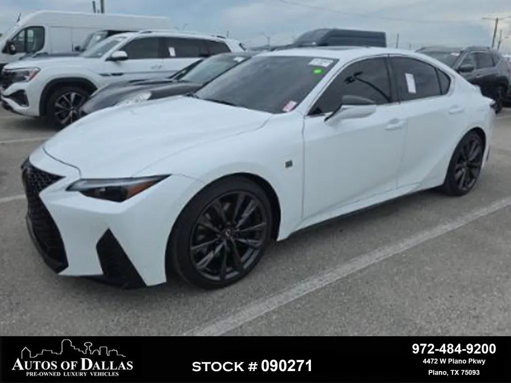 White 2025 Lexus IS 350 F SPORT Design for sale in Plano, TX