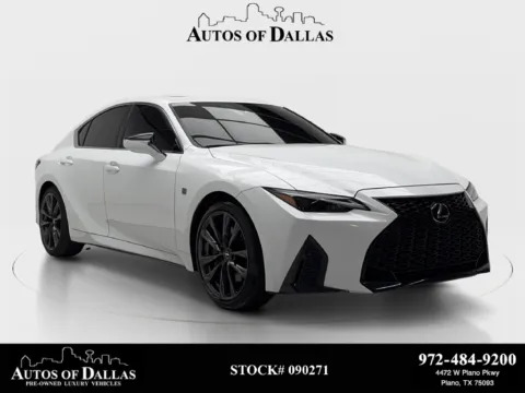 White 2025 Lexus IS 350 F SPORT Design for sale in Plano, TX