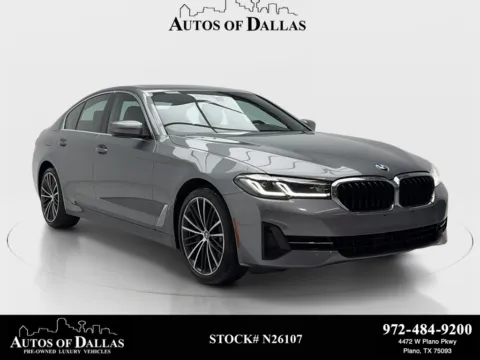 Gray 2023 BMW 5 Series 530i for sale in Plano, TX