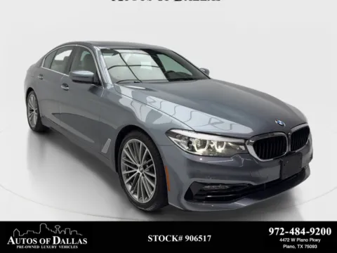 Gray 2017 BMW 5 Series 530i xDrive for sale in Plano, TX