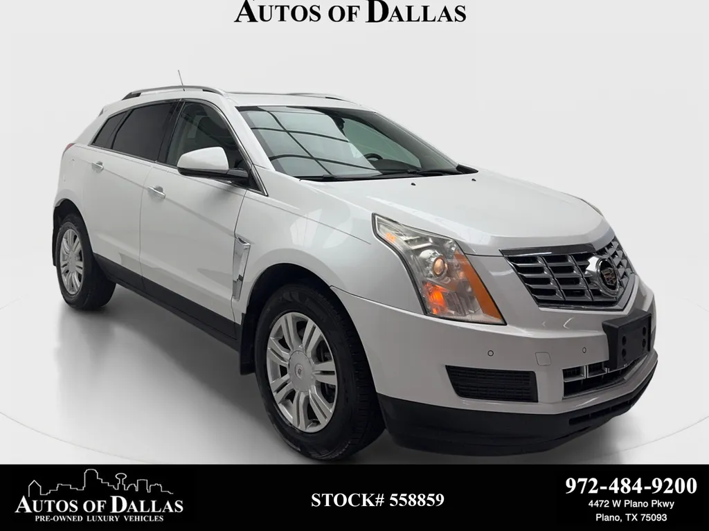 White 2015 Cadillac SRX Luxury for sale in Plano, TX