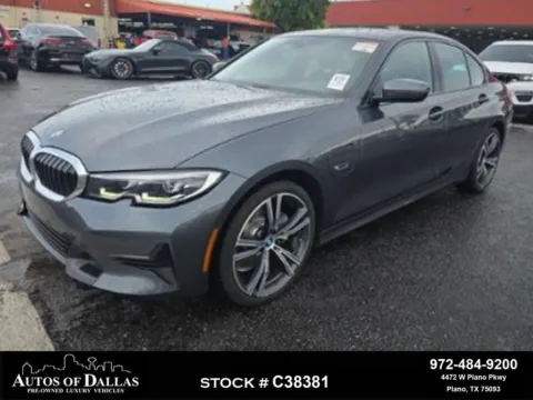 Gray 2022 BMW 3 Series 330e iPerformance for sale in Plano, TX