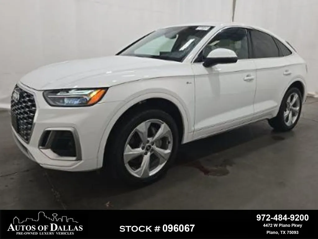 White 2023 Audi Q5 Sportback 45 S line Premium for sale in Plano, TX