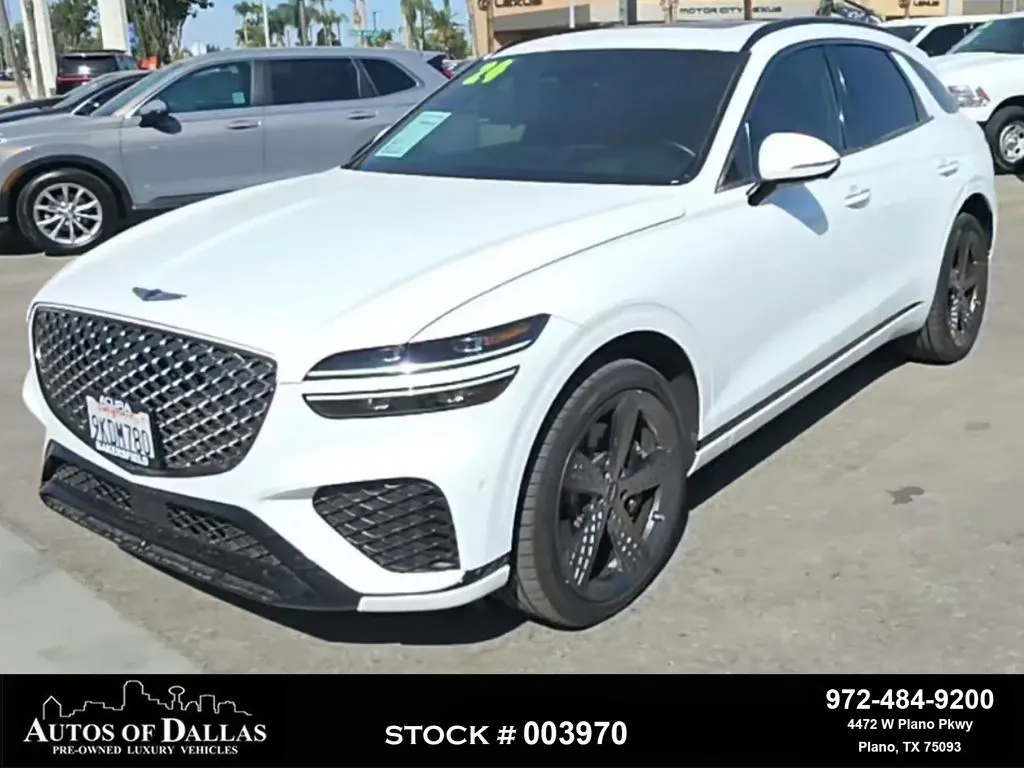 White 2024 Genesis GV70 3.5T Sport for sale in Plano, TX
