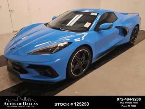 Blue 2023 Chevrolet Corvette Stingray for sale in Plano, TX