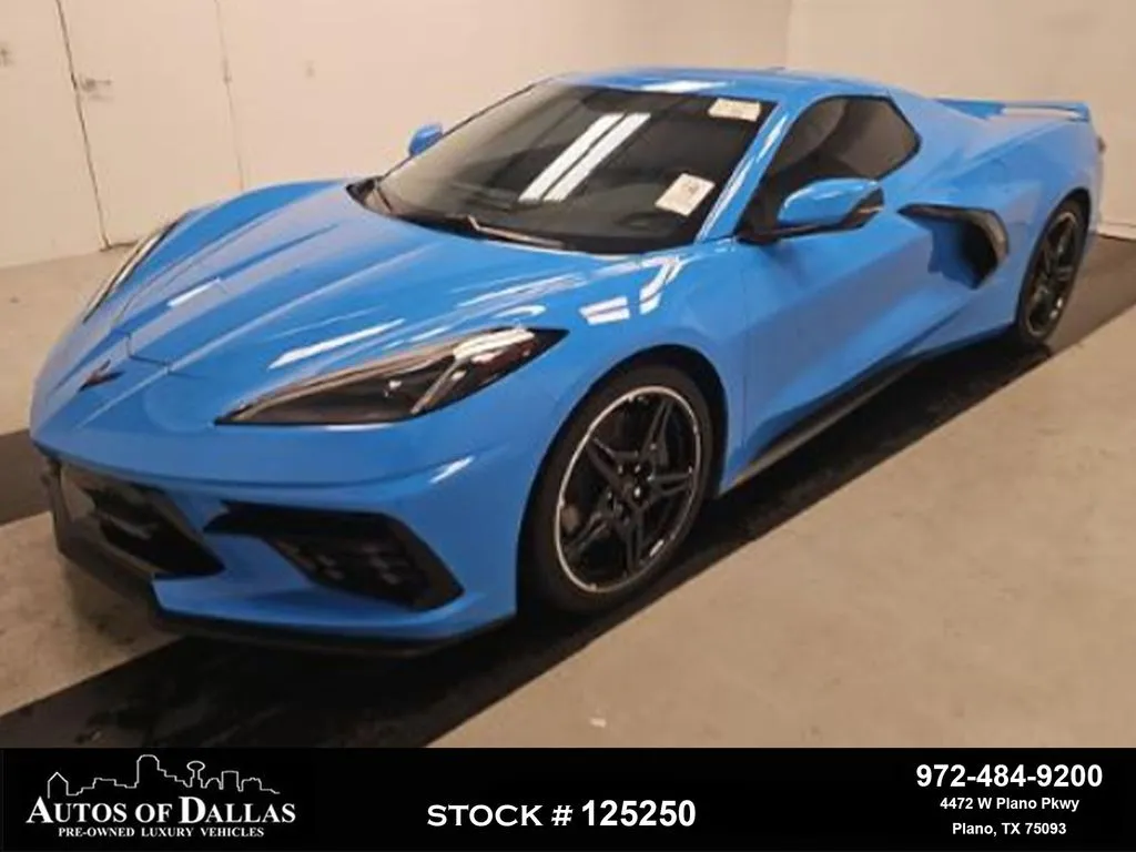 Blue 2023 Chevrolet Corvette Stingray for sale in Plano, TX