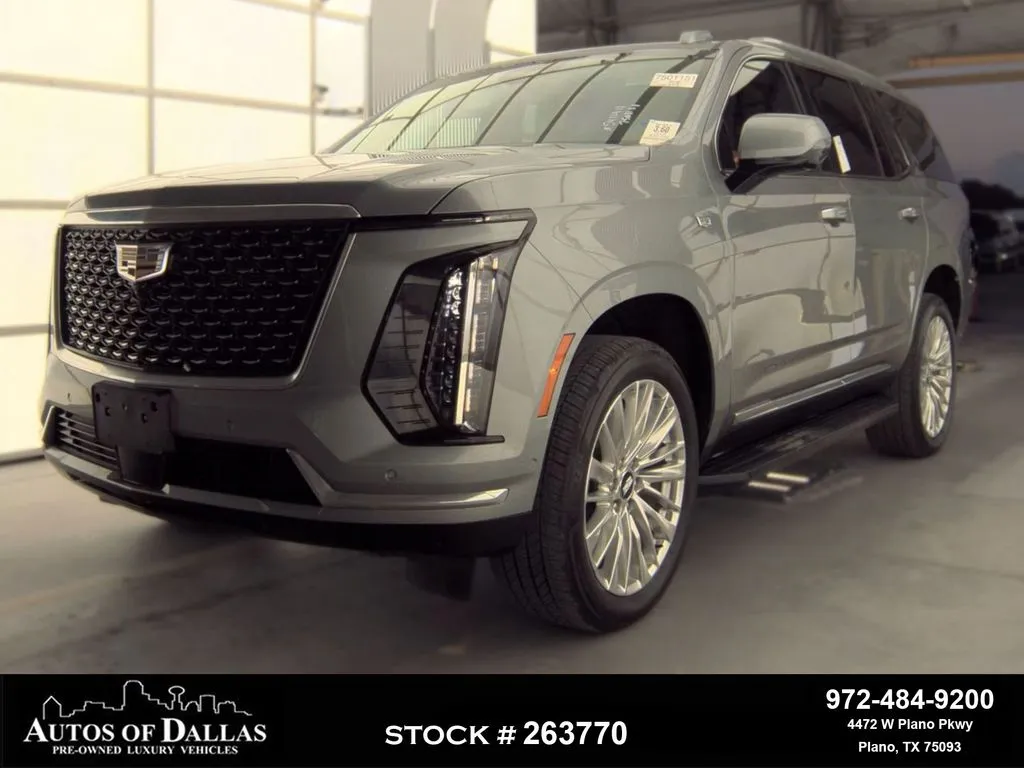 Silver 2025 Cadillac Escalade Premium Luxury for sale in Plano, TX