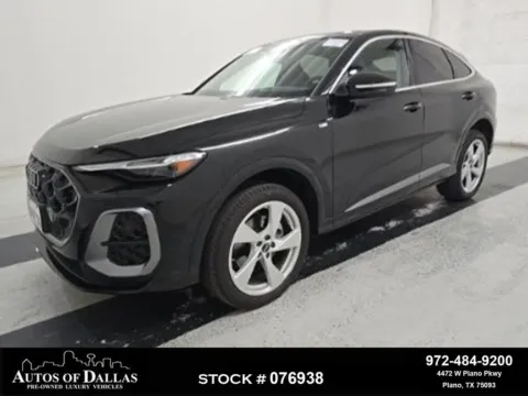 Black 2025 Audi Q5 Sportback 2.0T Premium Plus for sale in Plano, TX