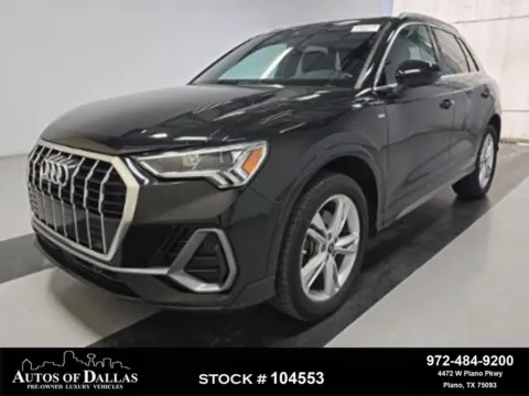 Black 2023 Audi Q3 Premium for sale in Plano, TX