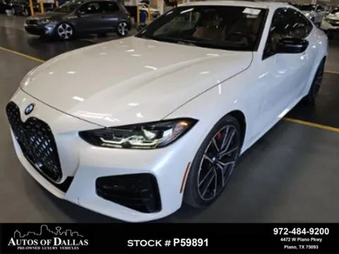 White 2024 BMW 4 Series M440i for sale in Plano, TX