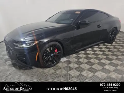 Black 2023 BMW 4 Series 430i for sale in Plano, TX