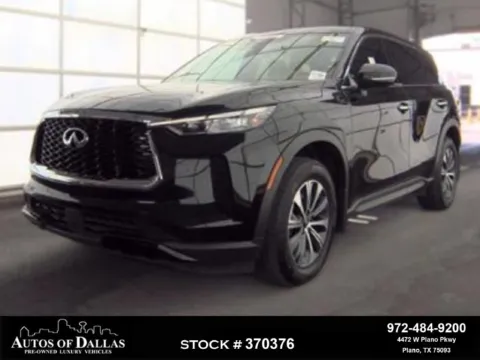 Black 2023 INFINITI QX60 PURE for sale in Plano, TX