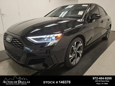 Black 2023 Audi A3 40 Premium for sale in Plano, TX