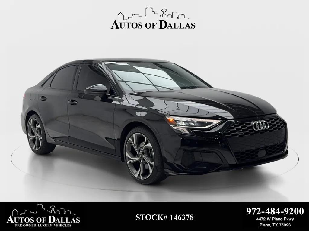Black 2023 Audi A3 40 Premium for sale in Plano, TX