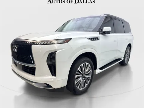 Photos of 2025 INFINITI QX80 LUXE for sale in Plano, TX at Autos of Dallas - Plano