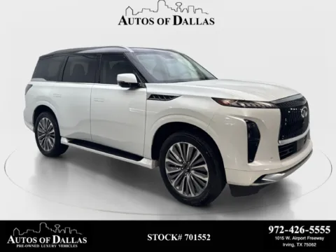 White 2025 INFINITI QX80 LUXE for sale in Plano, TX