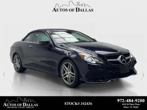 Blue 2016 Mercedes-Benz E-Class E 400 for sale in Plano, TX