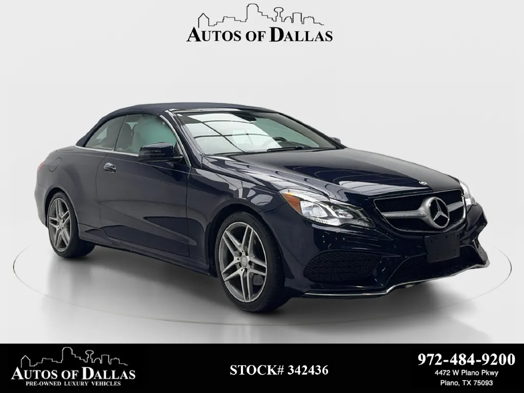Blue 2016 Mercedes-Benz E-Class E 400 for sale in Plano, TX