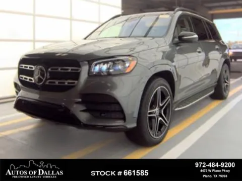 Gray 2022 Mercedes-Benz GLS 450 for sale in Plano, TX