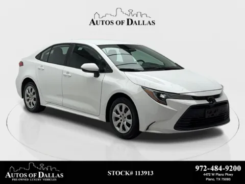 White 2024 Toyota Corolla LE for sale in Plano, TX