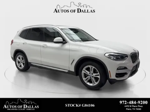 White 2021 BMW X3 sDrive30i for sale in Plano, TX