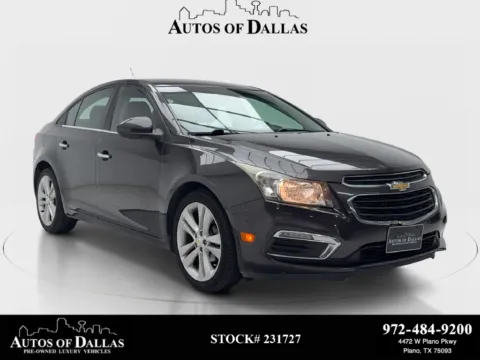Gray 2015 Chevrolet Cruze LTZ for sale in Plano, TX