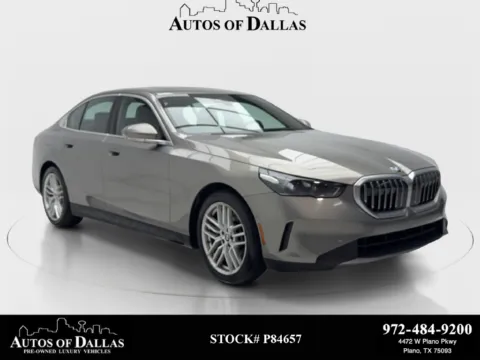 Gray 2024 BMW 5 Series 530i for sale in Plano, TX