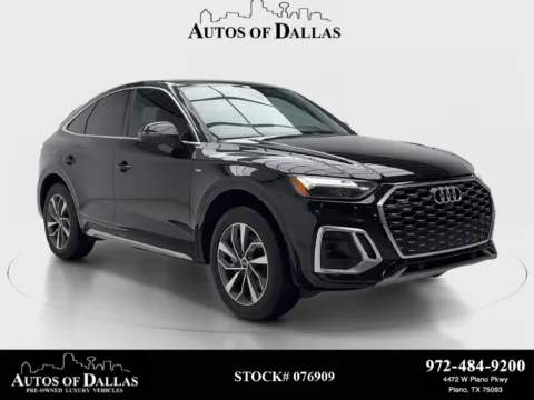 Black 2023 Audi Q5 Sportback 45 S line Premium for sale in Plano, TX