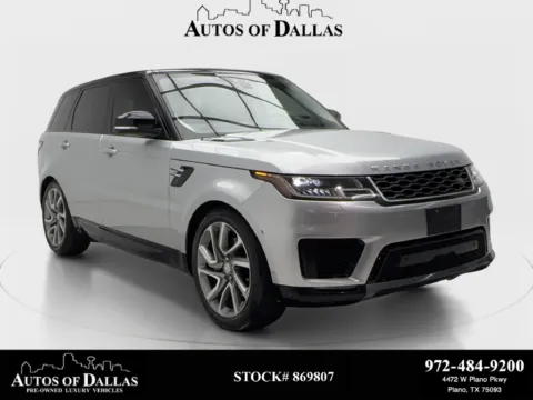 Silver 2019 Land Rover Range Rover Sport HSE for sale in Plano, TX