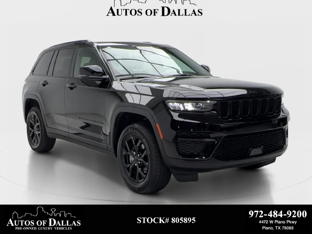 Black 2025 Jeep Grand Cherokee Altitude X for sale in Plano, TX