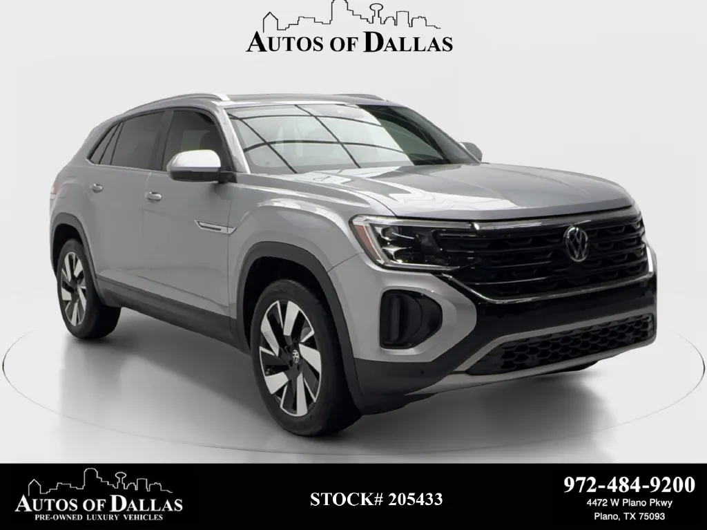 Silver 2024 Volkswagen Atlas Cross Sport 2.0T SE w/Technology for sale in Plano, TX