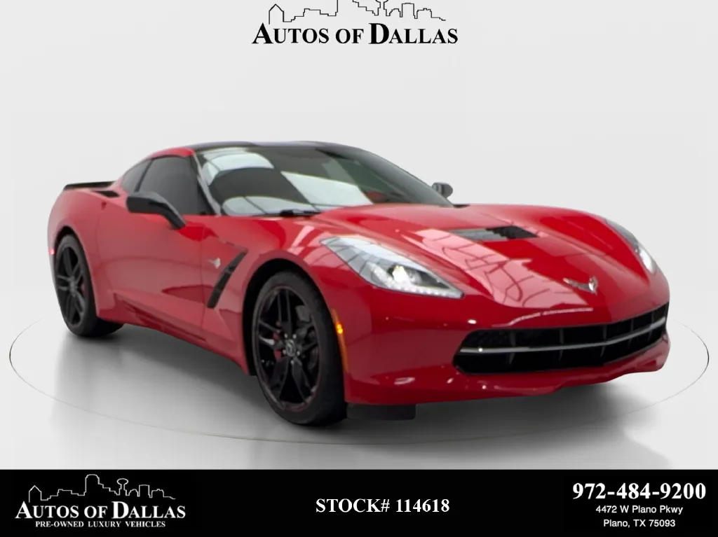Red 2015 Chevrolet Corvette Stingray Z51 for sale in Plano, TX