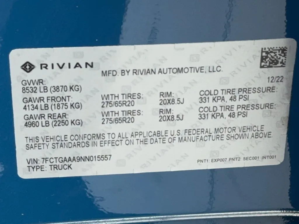 Rivian R1T photo 55