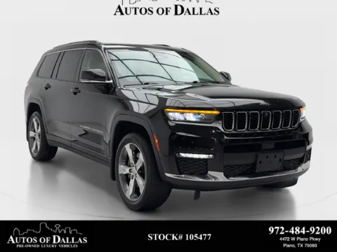 Black 2021 Jeep Grand Cherokee L Limited for sale in Plano, TX