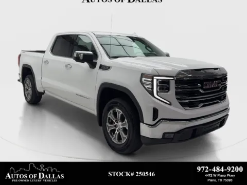 White 2025 GMC Sierra 1500 SLT for sale in Plano, TX