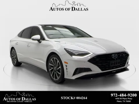 White 2020 Hyundai Sonata Limited for sale in Plano, TX