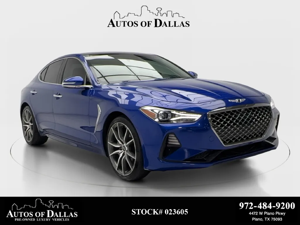 Blue 2019 Genesis G70 2.0T Advanced for sale in Plano, TX