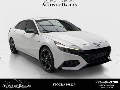 White 2023 Hyundai Elantra N Line for sale in Plano, TX