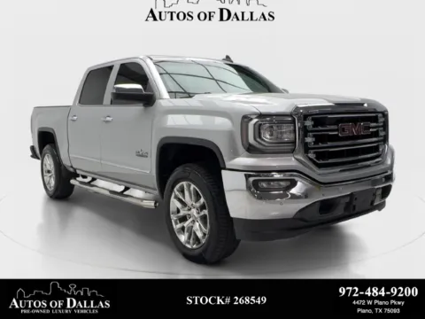 Silver 2017 GMC Sierra 1500 SLT for sale in Plano, TX