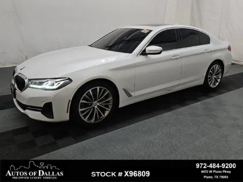 White 2023 BMW 5 Series 530i xDrive for sale in Plano, TX