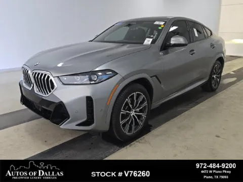Gray 2024 BMW X6 xDrive40i for sale in Plano, TX