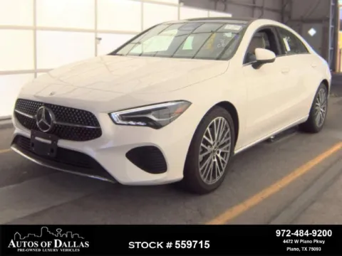 White 2025 Mercedes-Benz CLA 250 for sale in Plano, TX