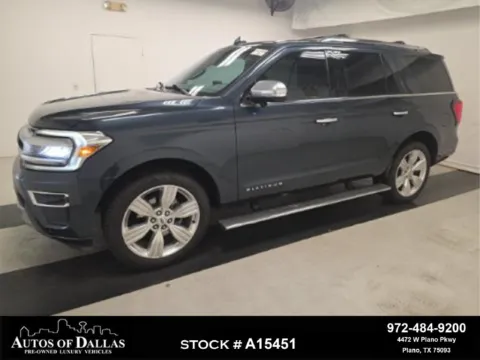 Blue 2022 Ford Expedition Platinum for sale in Plano, TX