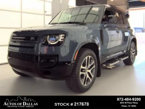Blue 2023 Land Rover Defender 110 X-Dynamic SE for sale in Plano, TX