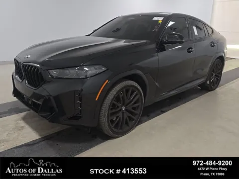 Black 2026 BMW X6 xDrive40i for sale in Plano, TX