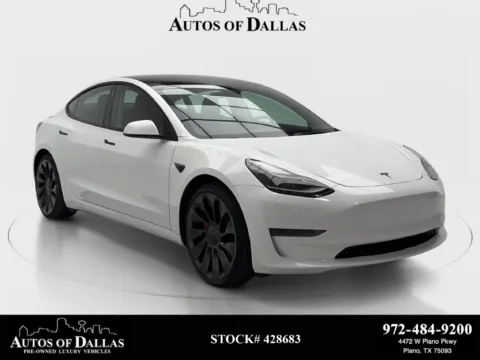 White 2023 Tesla Model 3 Performance for sale in Plano, TX