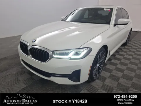 White 2023 BMW 5 Series 530i for sale in Plano, TX