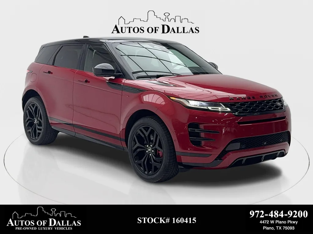 Gray 2022 Land Rover Evoque HST NAV,CAM,PANO,HTD STS,BLIND SPOT,20" WLS for sale in Plano, TX